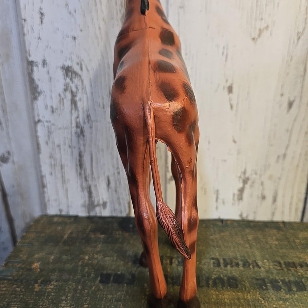 Vintage‎ Imperial 1985 GIRAFFE Figurine Safari Zoo Toy Plastic 14" - Picture 10 of 13
